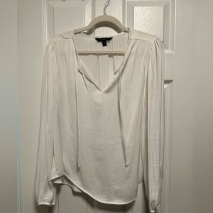 Banana Republic Split neck blouse M